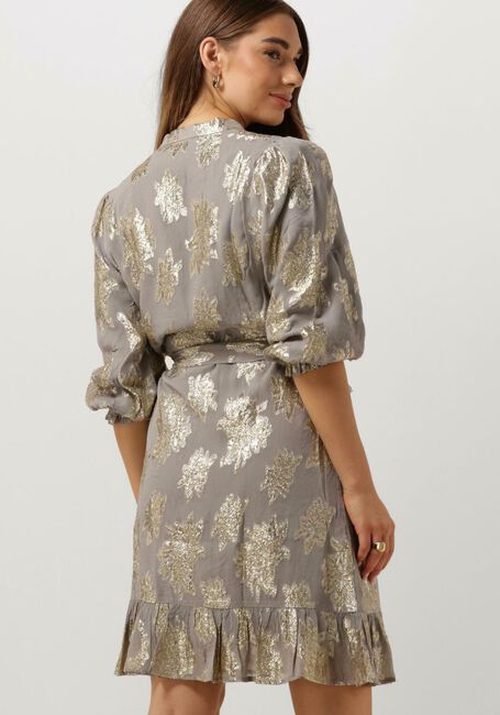 Goldfarbene BRUUNS BAZAAR Minikleid HOLLYHOCK GABRIELA DRESS - large