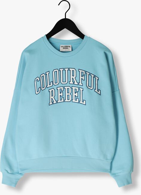 Hellblau COLOURFUL REBEL Sweatshirt CR PATCH DROPPED SWEAT - large