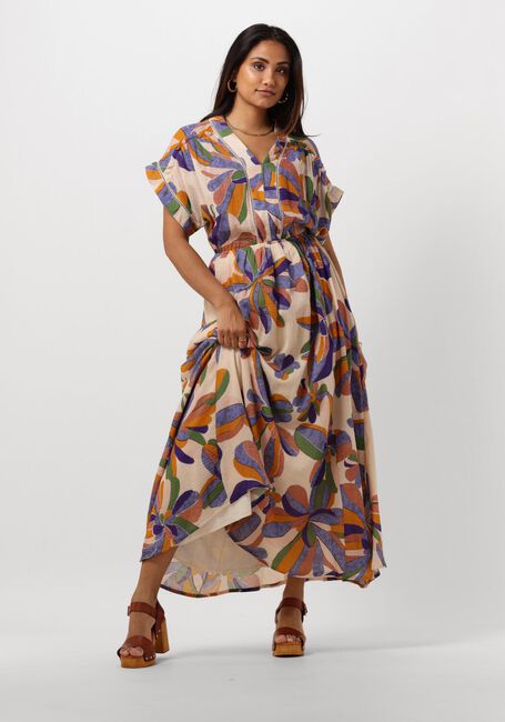 Mehrfarbige/Bunte LOUIZON Maxikleid WISCONSIN - large