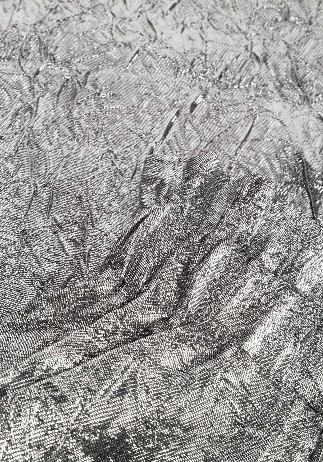 Silberne CO'COUTURE Minirock VINA METALLIC SKIRT - large