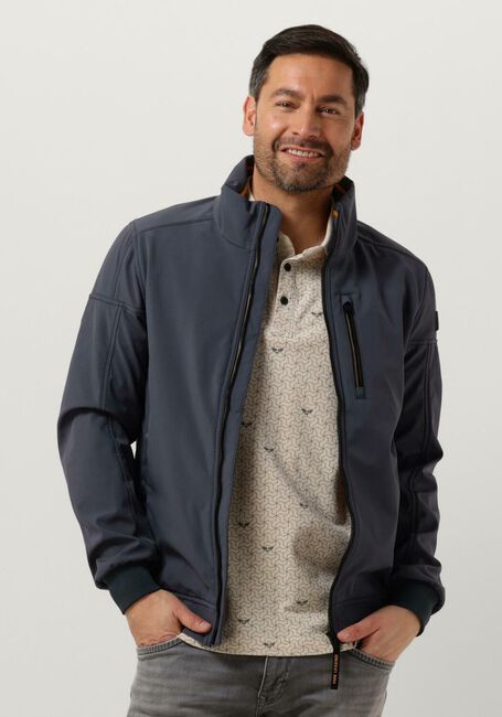 Blaue PME LEGEND Jack BOMBER JACKET SKYGLIDER 3.0 SOFTSHELL - large