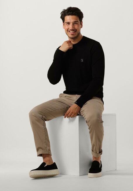 Schwarze BUTCHER OF BLUE Pullover STRUCTURE CREW - large