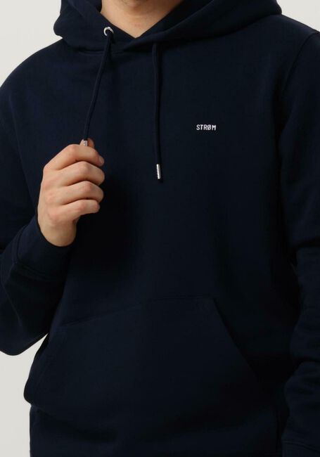 Blaue STRØM Clothing Pullover HOODIES - large