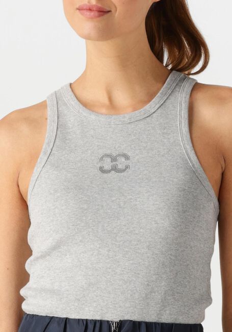 Hellgrau CO'COUTURE Top SAHARACC EMBROIDERY TANK TOP - large