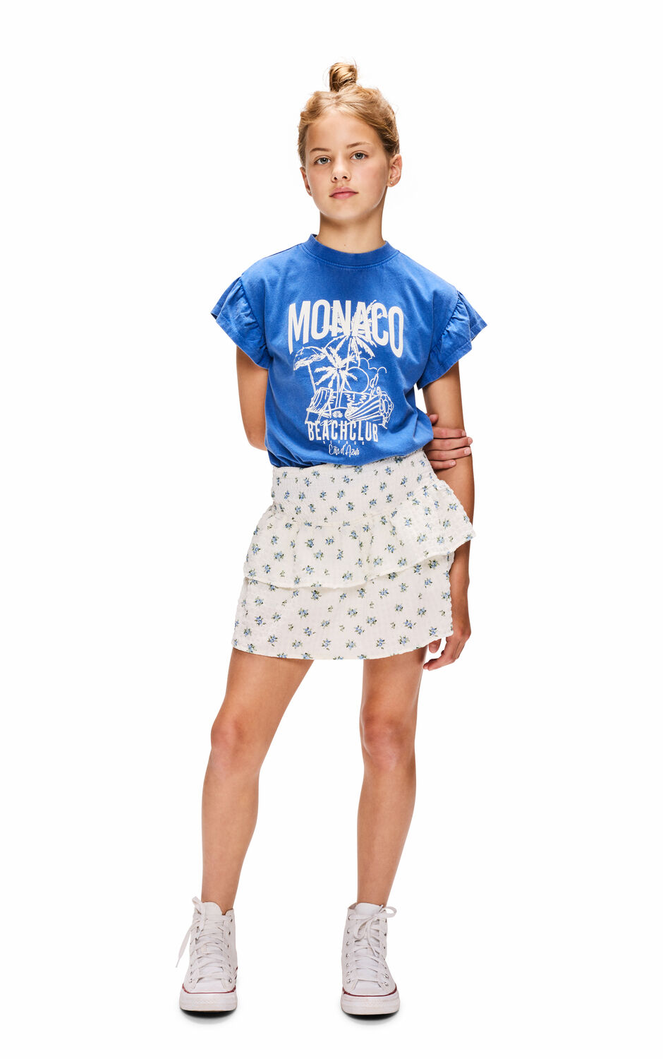 Wei&szlig;e RETOUR Minirock LAVINA - large