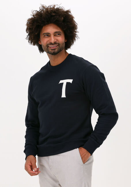 Blaue TIGER OF SWEDEN Sweatshirt EMERSON - large