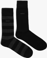 Schwarze BOSS Socken 2P RS BLOCKSTRIPE CC - medium
