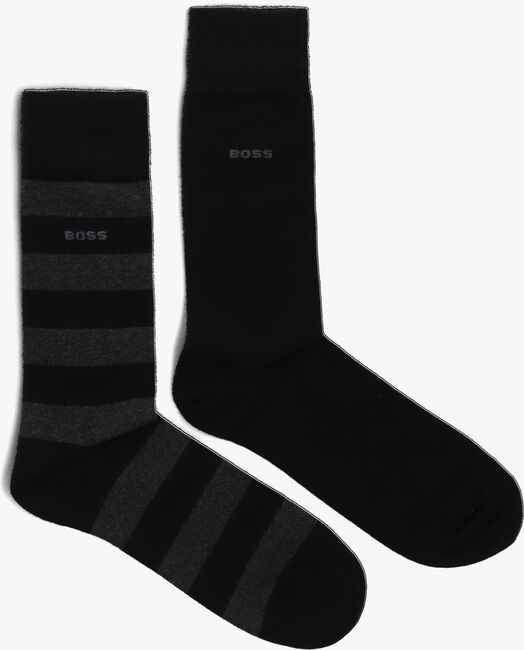 Schwarze BOSS Socken 2P RS BLOCKSTRIPE CC - large