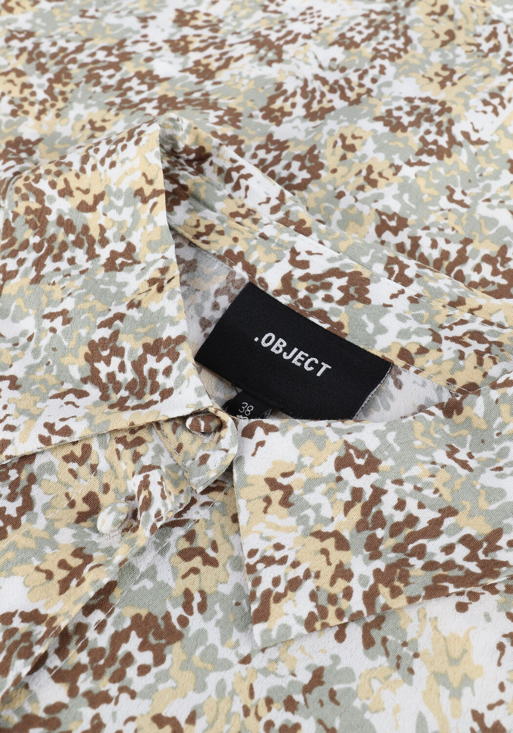 Mehrfarbige/Bunte OBJECT Blusen CLOUD DANCER - large