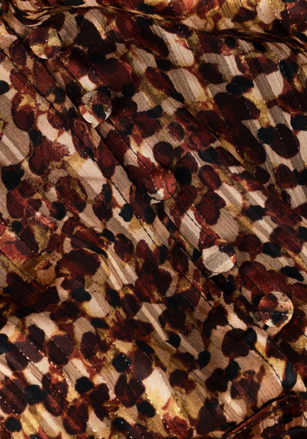 Braune SECOND FEMALE Maxikleid NUTMEG DRESS - large