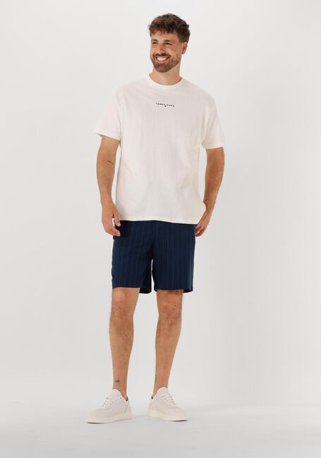 Weiße TOMMY JEANS T-shirt TJM RLX LINEAR LOGO TEE - large