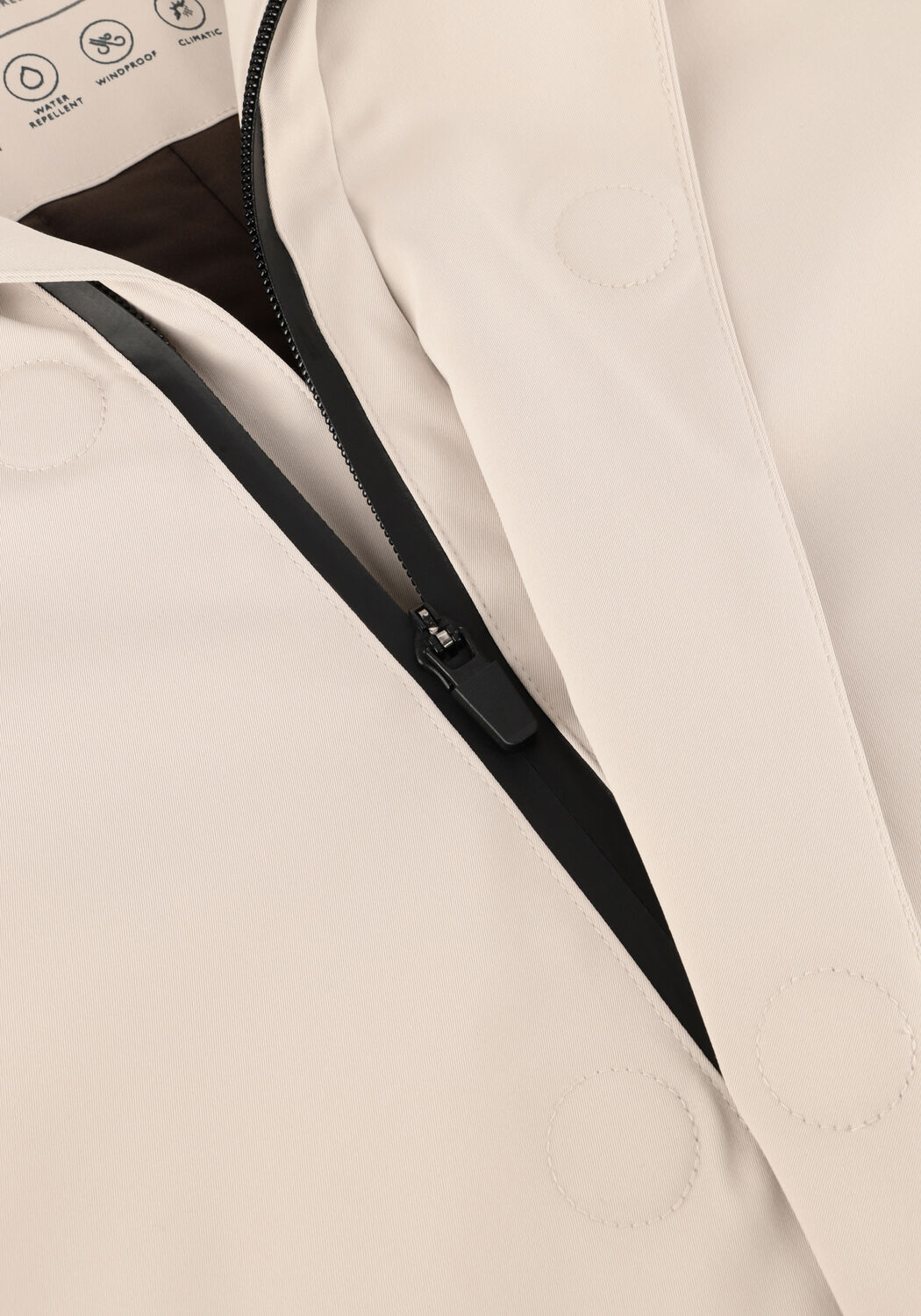 Sand PROFUOMO Jack RAINCOAT SHORT MAGNET - large