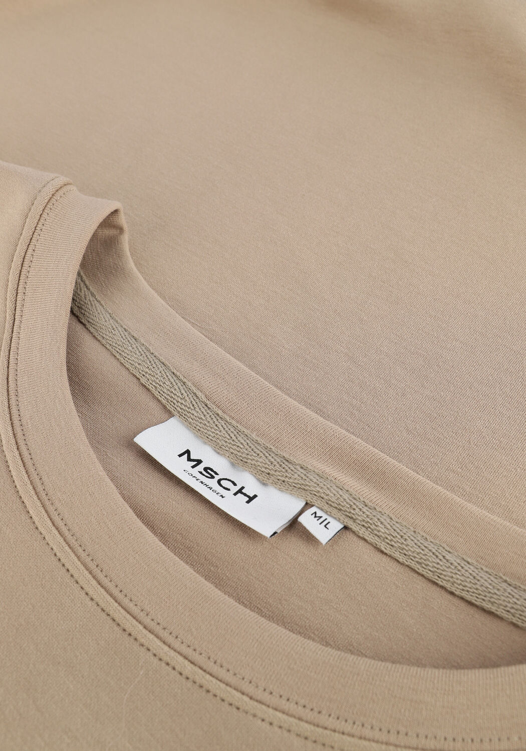 Beige MSCH COPENHAGEN Sweatshirt IMA Q SWEATSHIRT - large