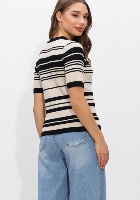 Creme OBJECT Top OBJESTER S/S NEW KNIT PULLOVER - large