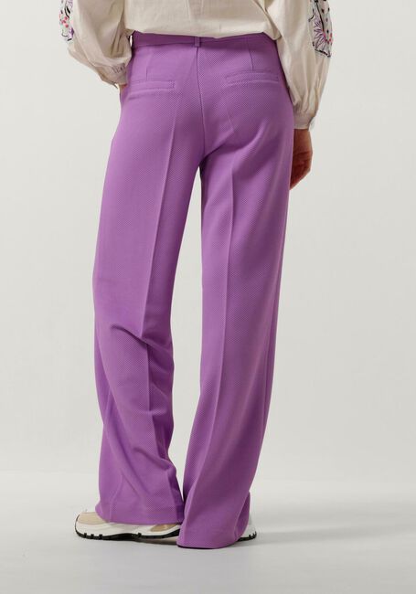 Lila POM AMSTERDAM Weite Hose PIQUE WIDE LEG PURPLE PANTS - large