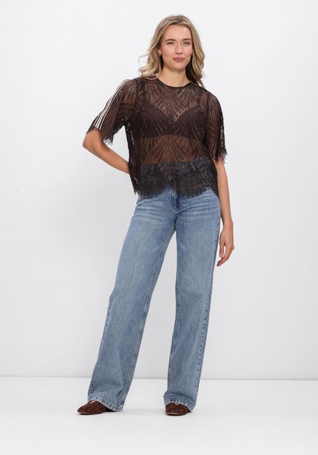 Braune CO'COUTURE Blusen LETICC LACE BLOUSE - large