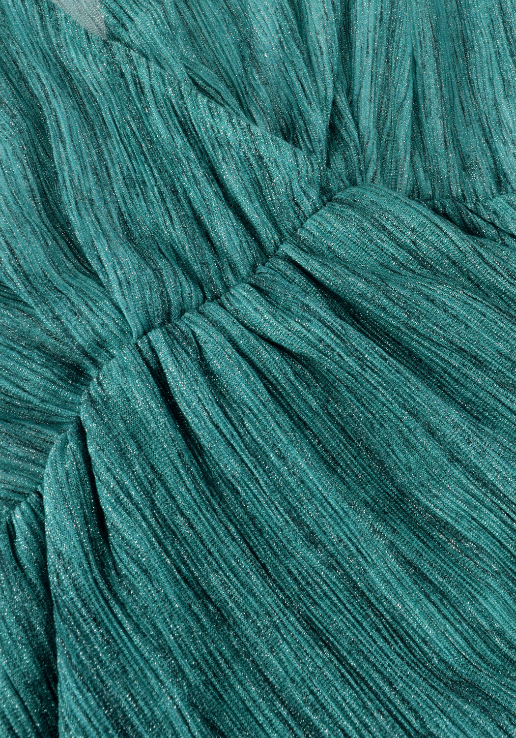 Gr&uuml;ne ALIX THE LABEL Minikleid LADIES KNITTED LUREX DRESS - large