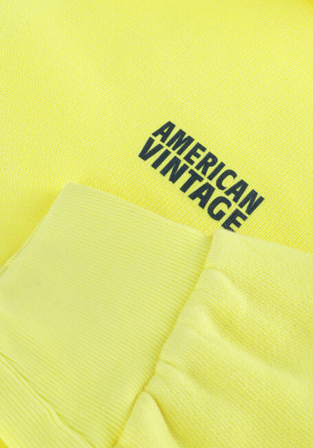 Gelbe AMERICAN VINTAGE Sweatshirt IZUBIRD - large