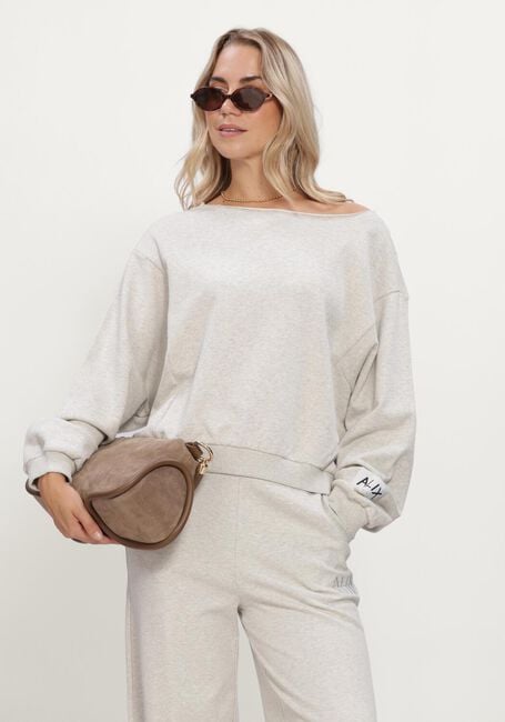 Graue ALIX THE LABEL Pullover & Cardigans LADIES KNITTED BADWING SWEATER - large