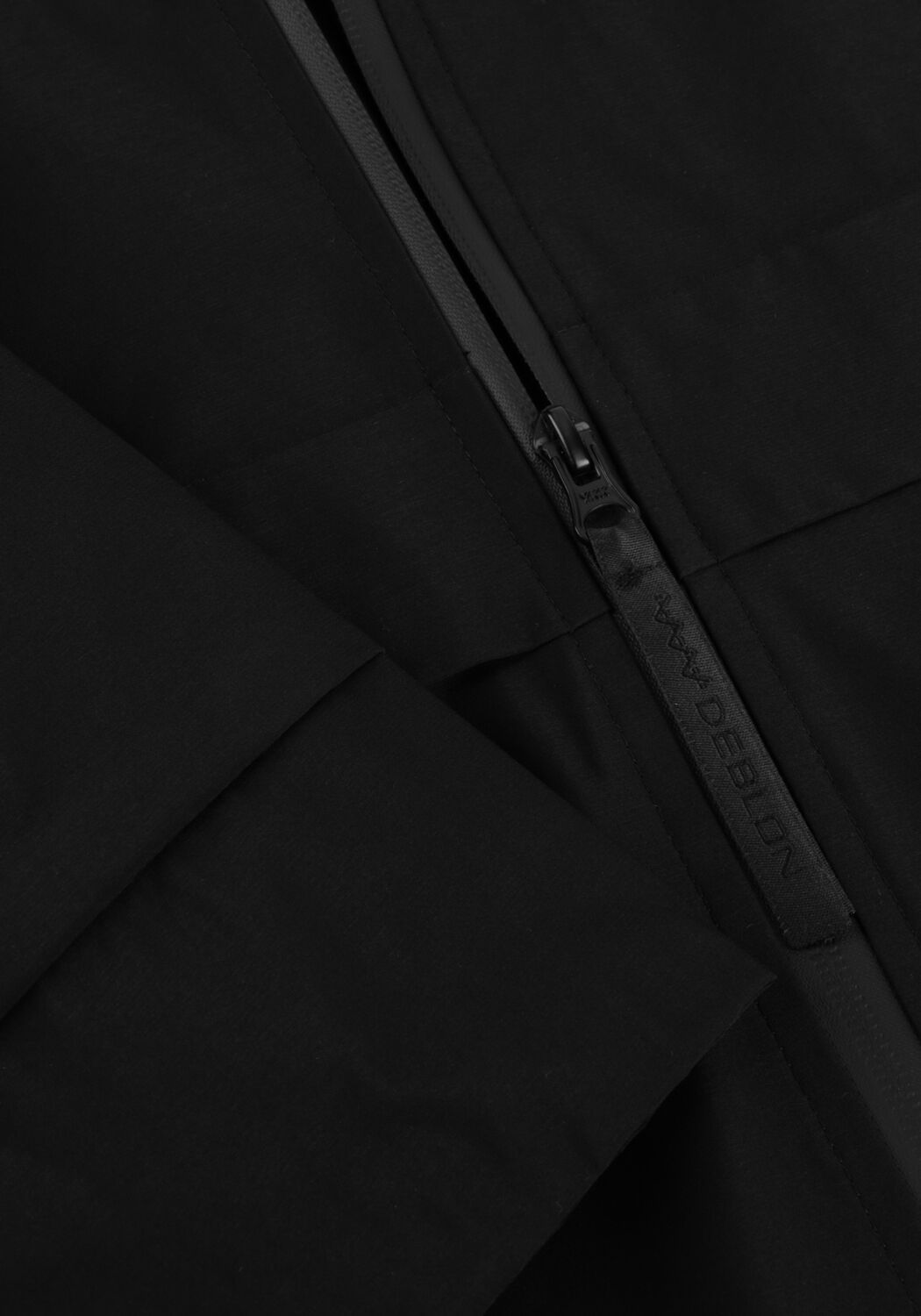 Schwarze DEBLON SPORTS Regenjacke ROMY RAINCOAT - large