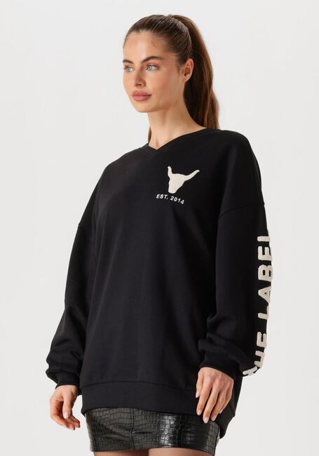 Schwarze ALIX THE LABEL Pullover LADIES KNITTED THE LABEL SWEATER - large