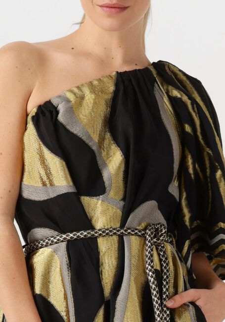 Goldfarbene NEMA Maxikleid N109 - large