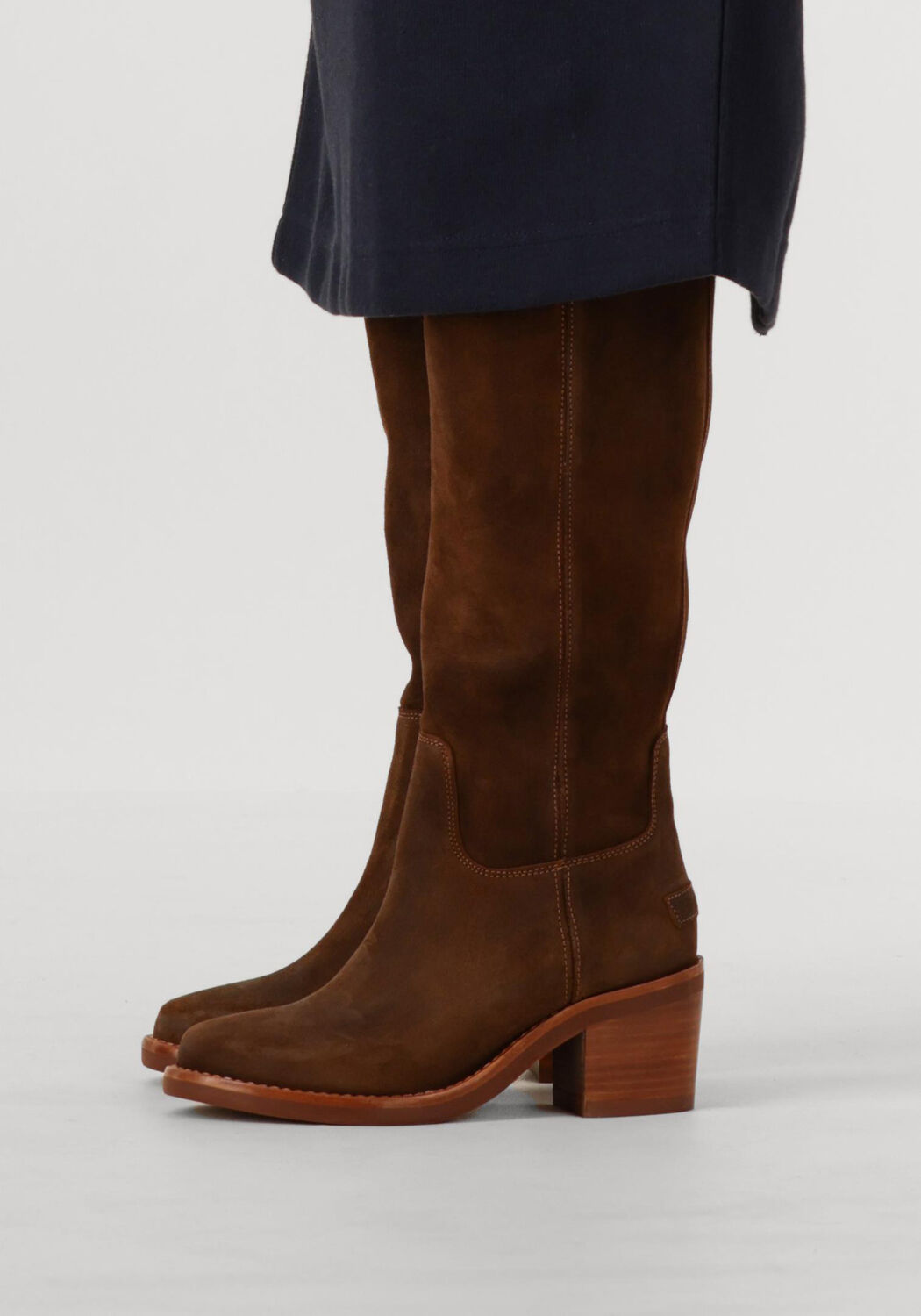 Braune SHABBIES Hohe Stiefel PUK TUBA - large