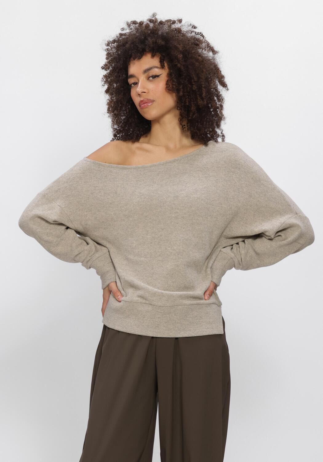 Sand PENN & INK Pullover W26T1302 - large