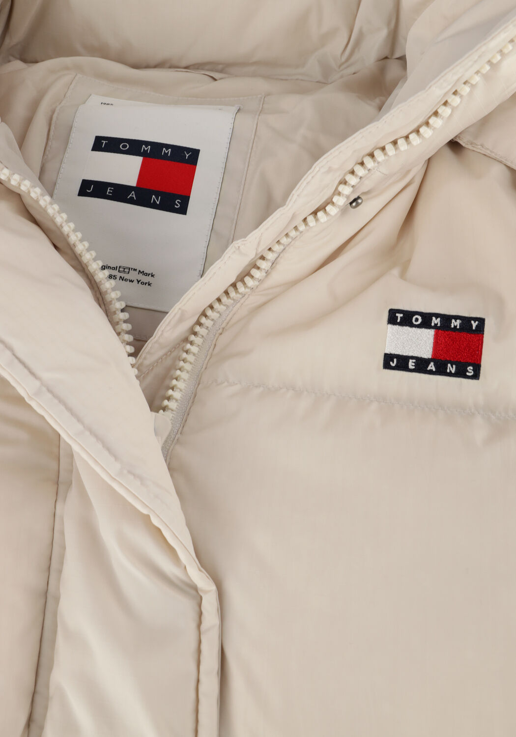 Beige TOMMY JEANS Wattierte Jack TJW ALASKA LONG PUFFER - large