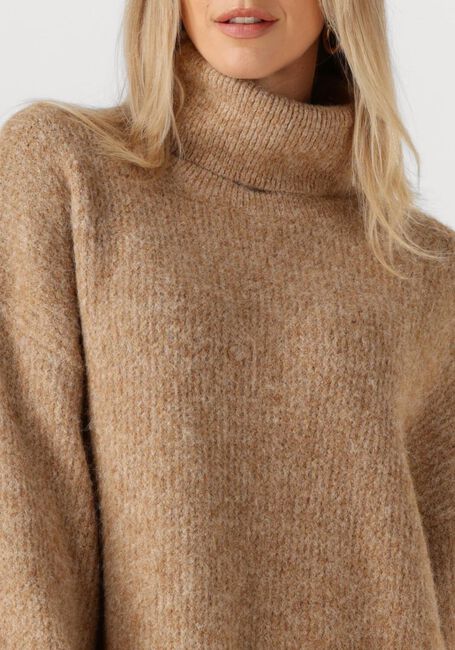 Camelfarbene CIRCLE OF TRUST Rollkragenpullover PIP KNIT - large