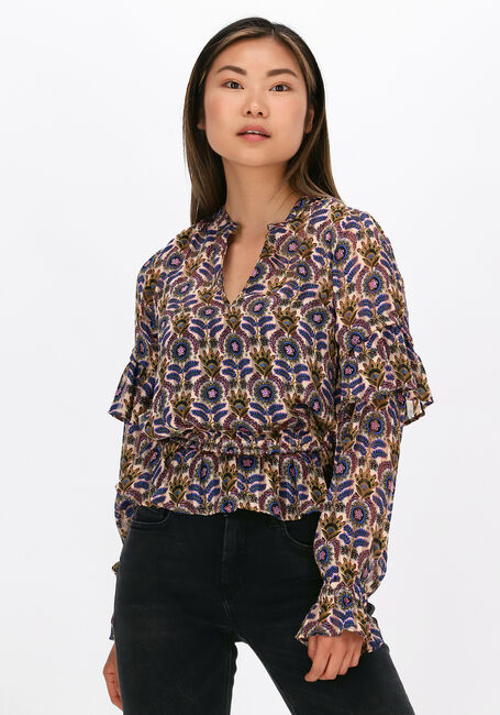 Lilane SCOTCH & SODA Bluse PRINTED RECYCLED POLYESTER TOP - large