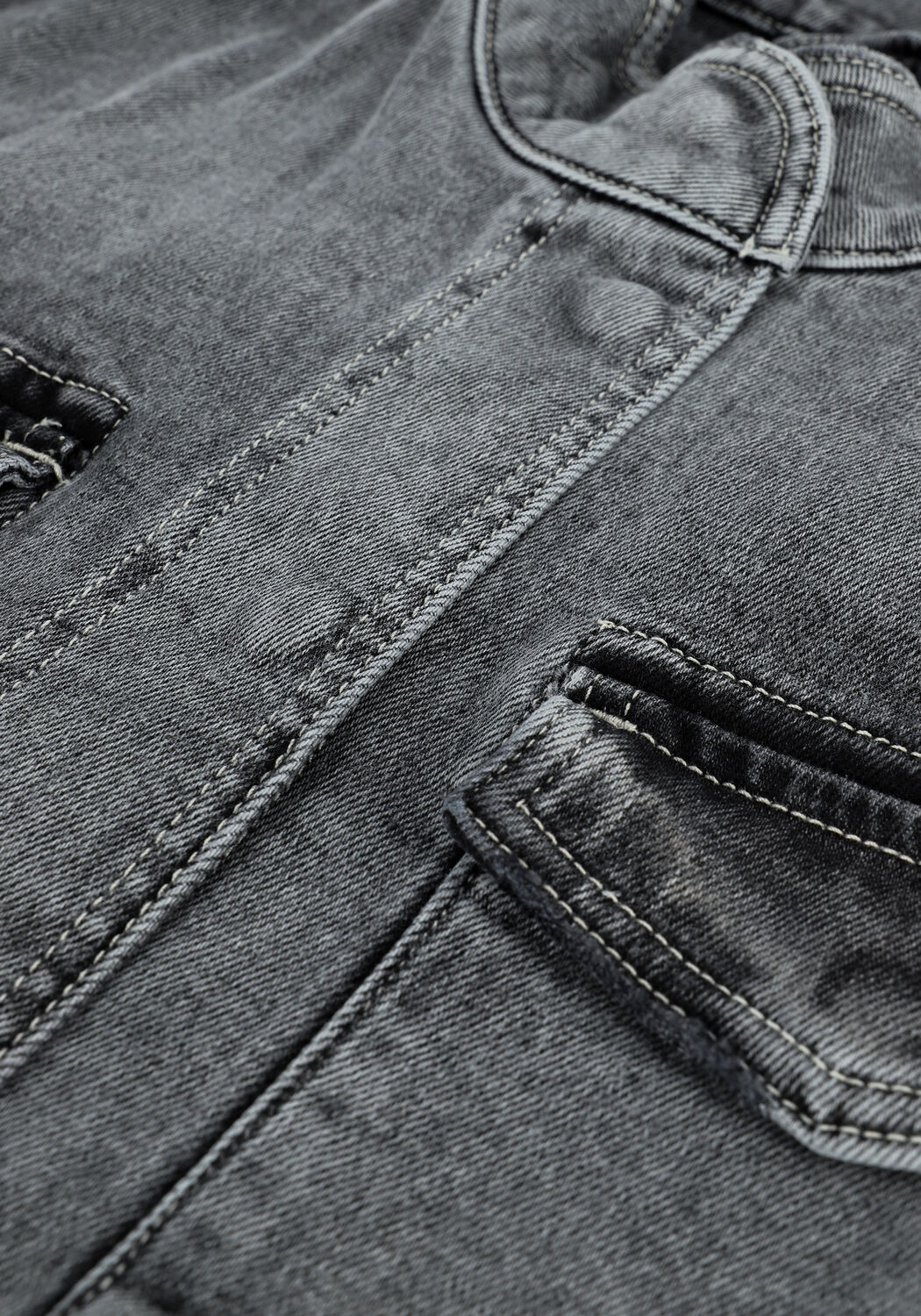 Graue SET Jeansjacke 74067 - large