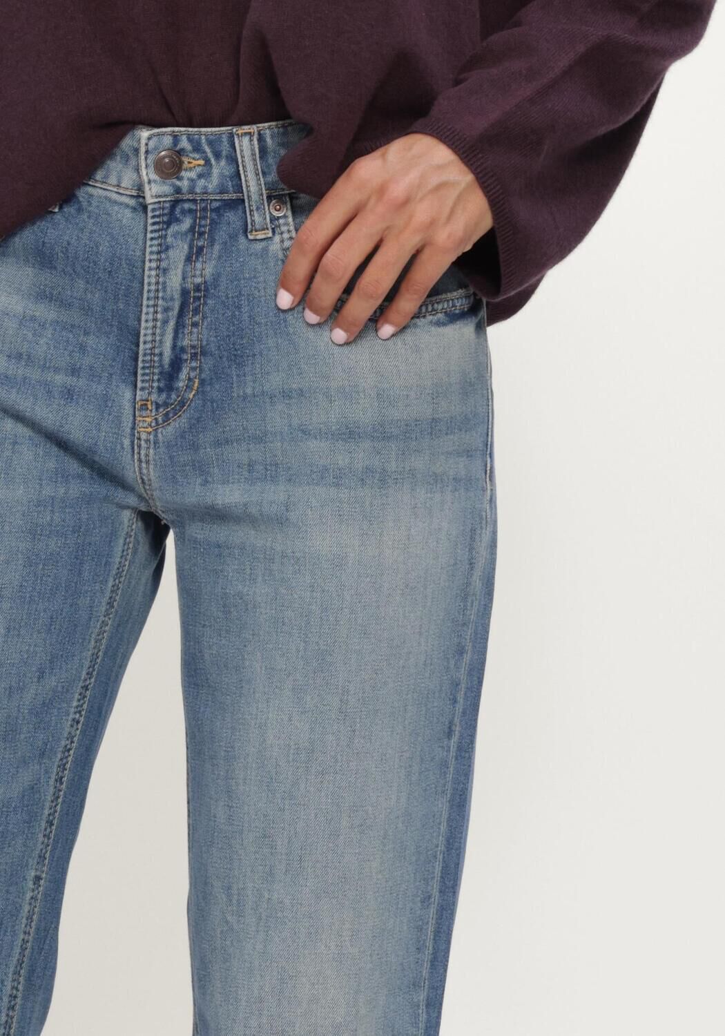 Hellblau CAMBIO Straight leg jeans GINI LONG STUDIO87 - large