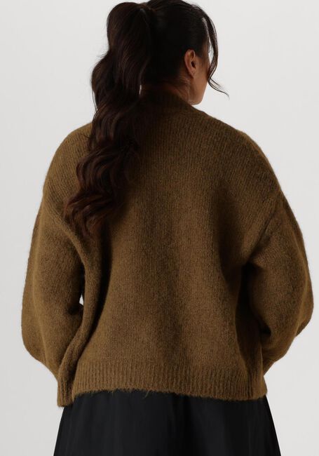 Grüne SUMMUM Strickjacke PUFF SLEEVE CARDIGAN COZY MELANGE KNIT - large
