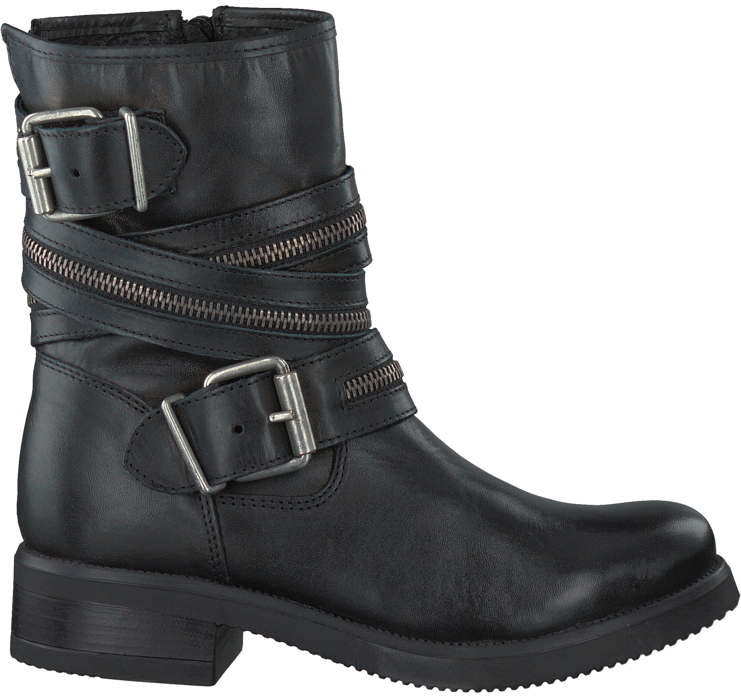 Schwarze PS POELMAN Stiefeletten LPCBASIM-24POE | Omoda