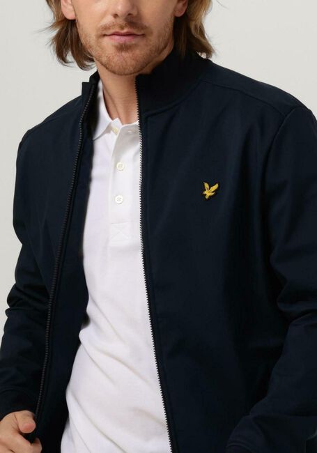 Dunkelblau LYLE & SCOTT Jack ZIP THROUGH FUNNEL NECK SOFT S - large