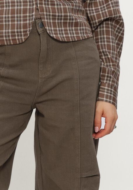 Braune REFINED DEPARTMENT Barrel jeans LADIES WOVEN BALLOON FIT JEANS LYON - large