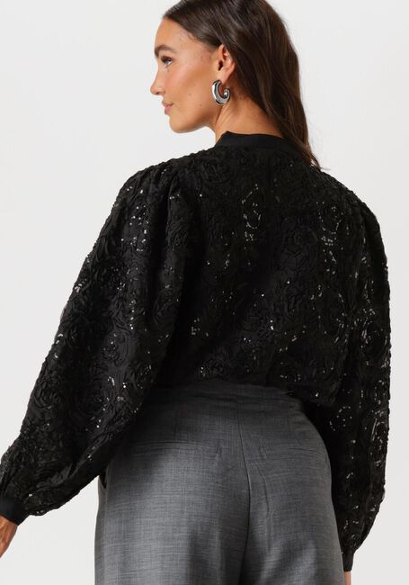 Schwarze Y.A.S. Blusen YASROSY LS SHIRT - large