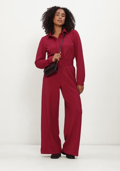 Bordeaux POM AMSTERDAM Maxikleid MEGAN BURGUNDY RED - large