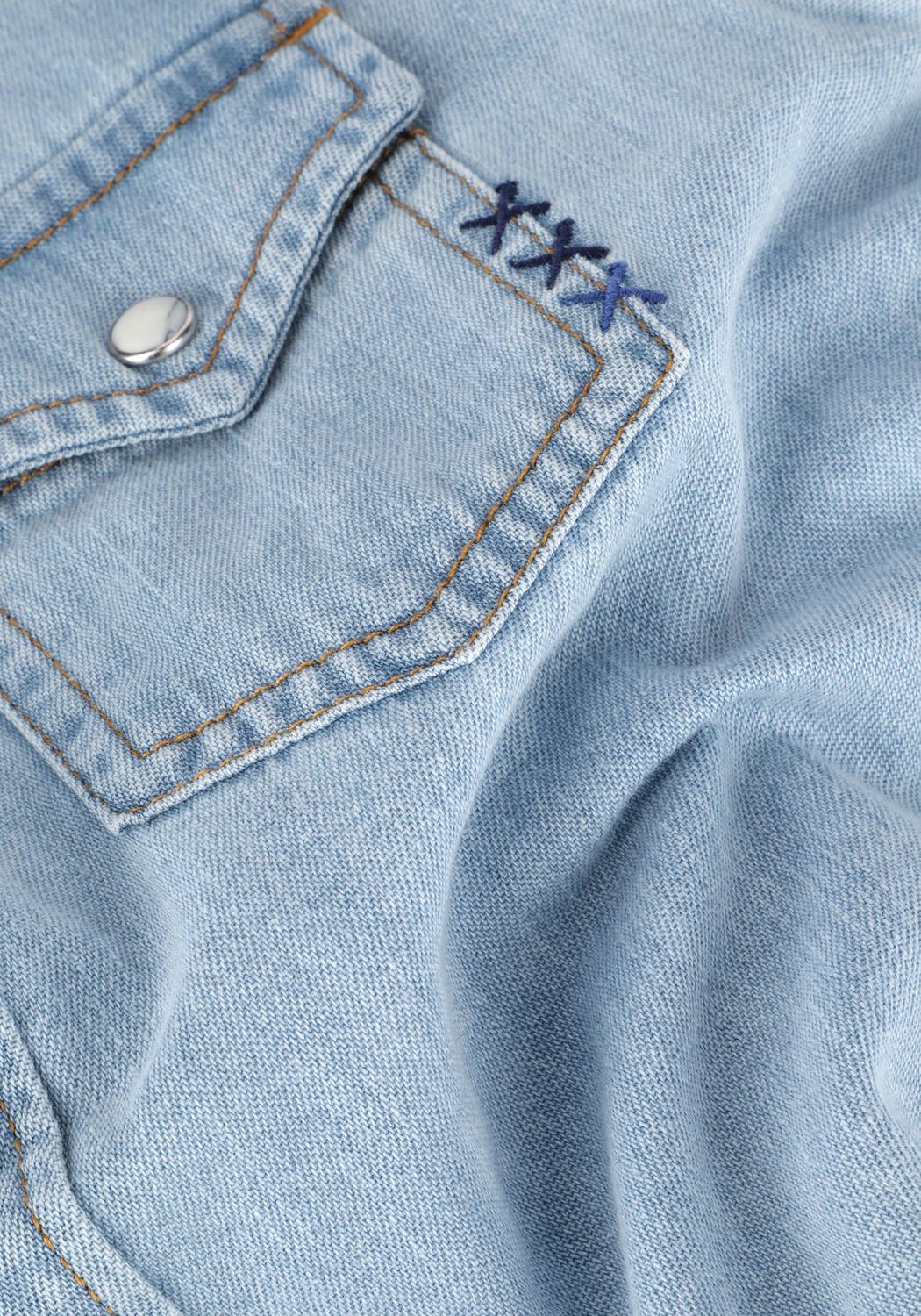 Hellblau SCOTCH & SODA Casual-Oberhemd 167412-22-FWBM-D20 - large