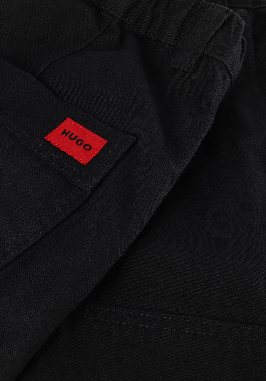 Schwarze HUGO Kurze Hose JUNIS242W - large