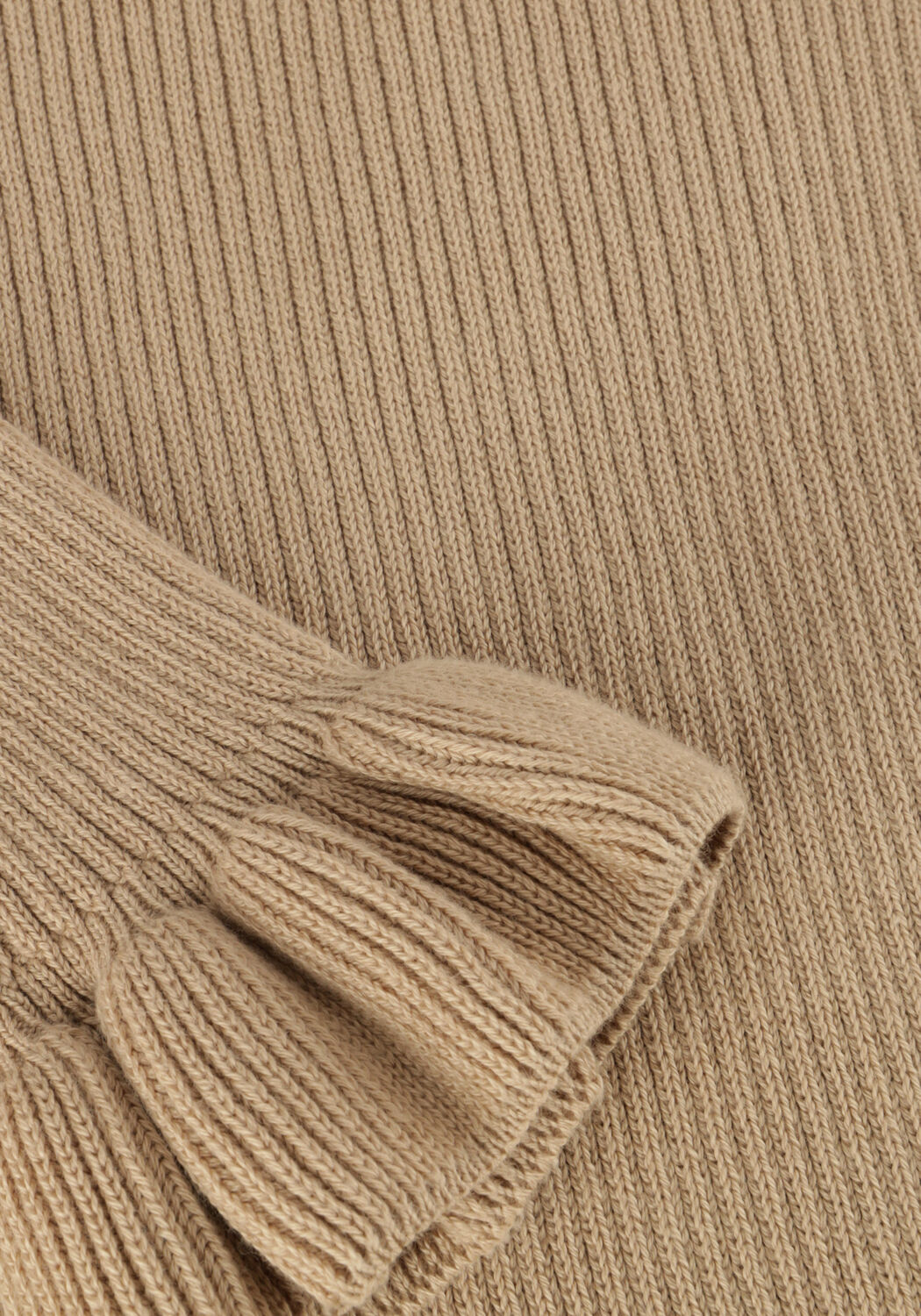 Camelfarbene BAJE STUDIO Pullover BOW - large