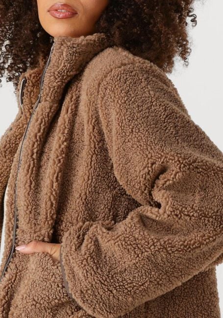 Taupe NEO NOIR Teddy-Jacke EFFA TEDDY JACKET - large
