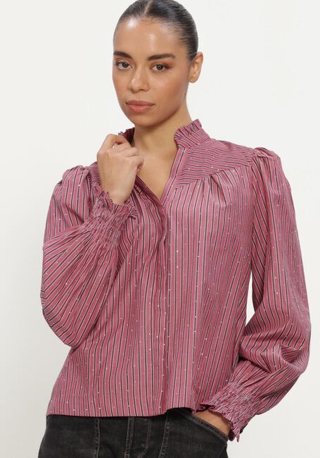 Rosane NEO NOIR Blusen ASTRIDA SOFT STRIPE STONE BLOUSE - large