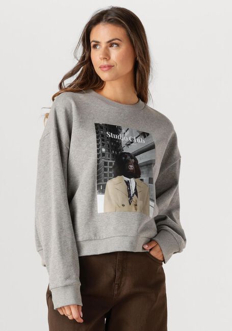 Graue STUDIO ANNELOES Sweatshirt CHARLIE SWEATER - large