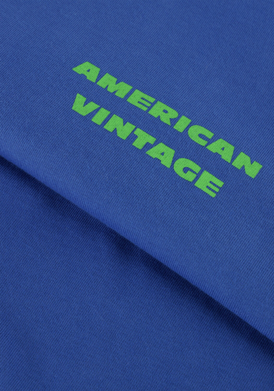 Blaue AMERICAN VINTAGE T-shirt FIZVALLEY - large