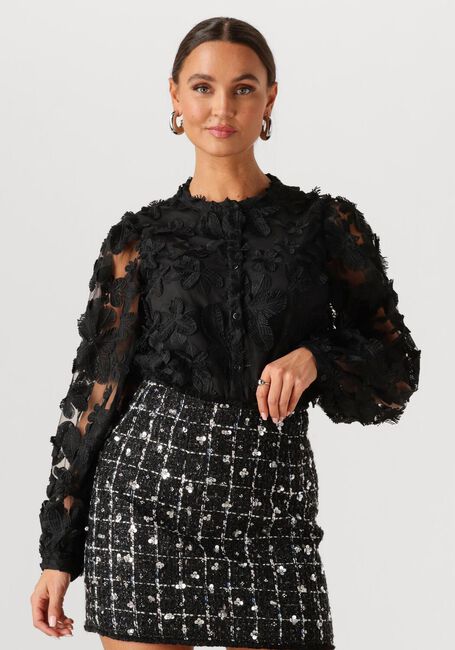 Schwarze Y.A.S. Blusen YASKARLY LS SHIRT - large