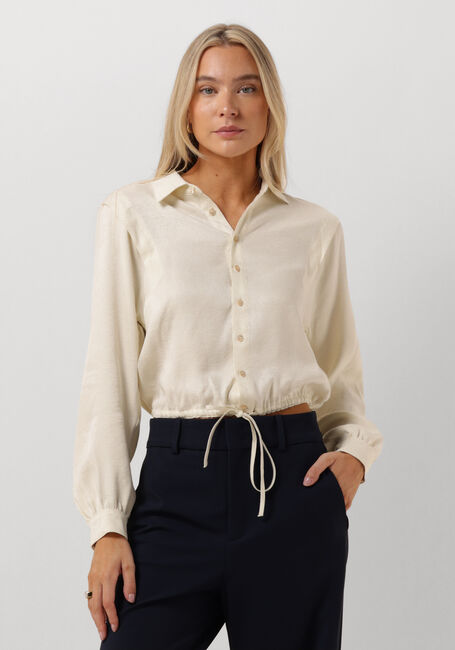 Ecru VANILIA Blusen ROMANTIC STRUCTURE SHIRT - large