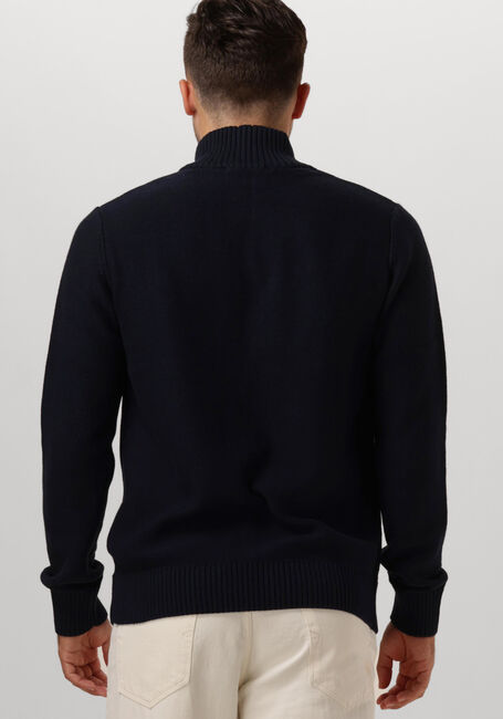 Dunkelblau SELECTED HOMME Pullover SLHAXEL LS KNIT HALF ZIP - large
