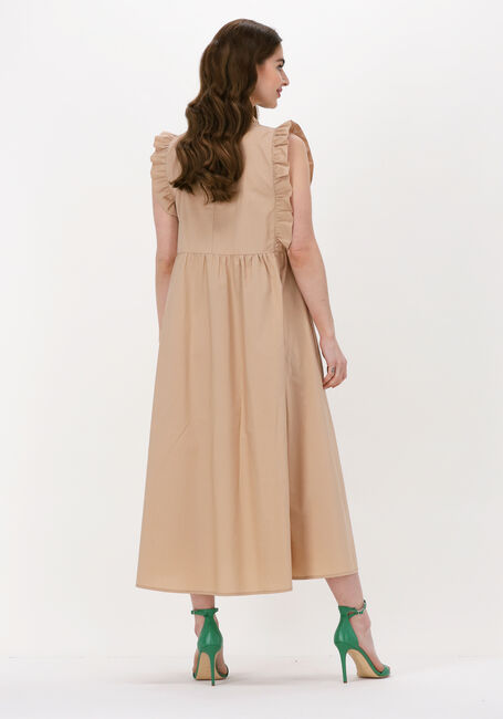 Sand ACCESS Midikleid DRESS WITH RUFFLES AT THE TOP - large